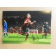 Signed photo of Luke Shaw the Manchester United footballer.